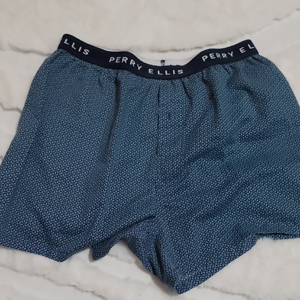 Perry Ellis Men's Blue Boxer Shorts